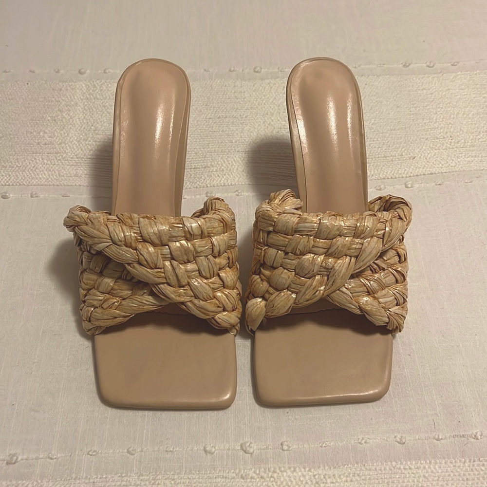 Raffia Mules / Jute Sandals
